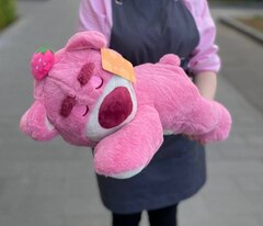 Мягкая игрушка "Мишка розовый плюшевый"