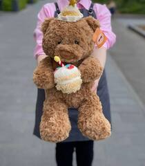 Мягкая игрушка "Плюшевый медведь" (коричневый)