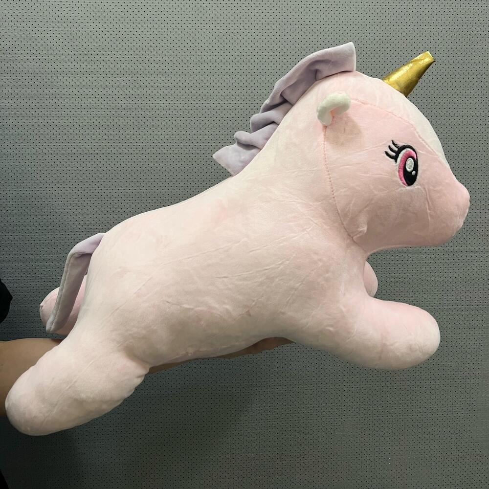 Мягкая игрушка единорог розовый