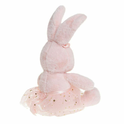 Мягкая игрушка Зайка в розовом платье 23 см - РИМСКАЯ РОЗА фото №3