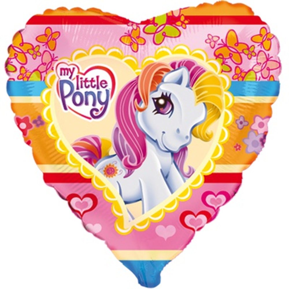 Шар фольгированный My little pony 45 см - РИМСКАЯ РОЗА фото №2