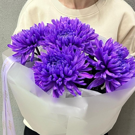 Яркие хризантемы