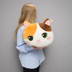 Мягкая игрушка-подушка Котик 40 см - РИМСКАЯ РОЗА фото №1