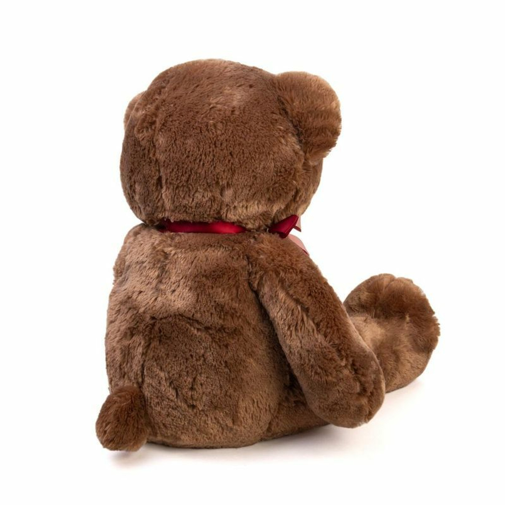 Большой плюшевый медведь 90 см с бантом - РИМСКАЯ РОЗА фото №3