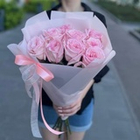 Розовые пионовидные розы Pink Ohara с насыщенным ароматом пиона