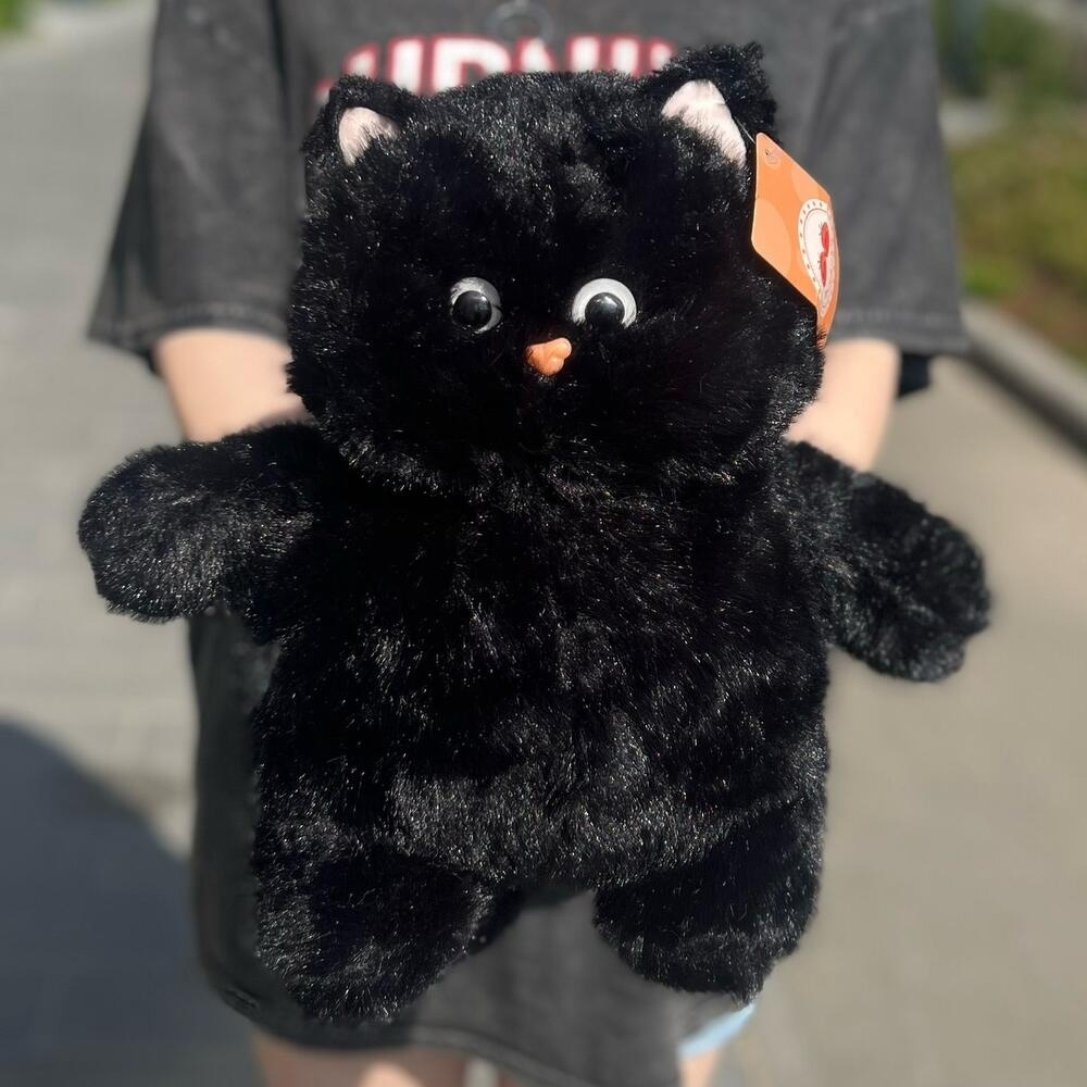 Кот Бегемот черный мягкая игрушка