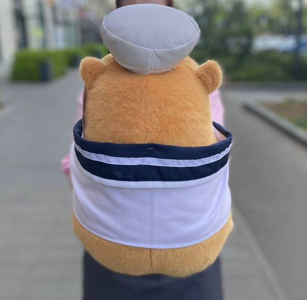 Мягкая игрушка 'Капибара-матрос" фото №4