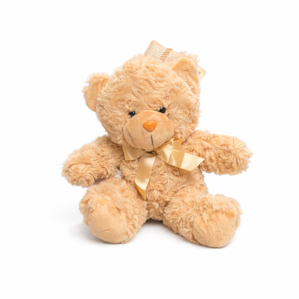 🧸 Плюшевый мишка 25 см с бантом - РИМСКАЯ РОЗА фото №2