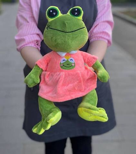 Мягкая игрушка "Лягушка в платье"