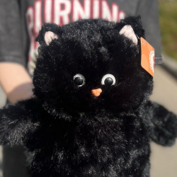 Кот Бегемот черный мягкая игрушка