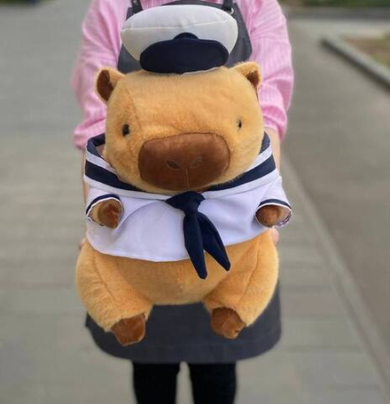 Мягкая игрушка 'Капибара-матрос"