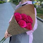 Букет из эквадорских роз в крафте