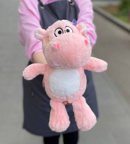 Мягкая игрушка "Розовый бегемот"