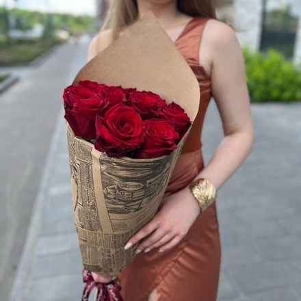 Букет из красных роз