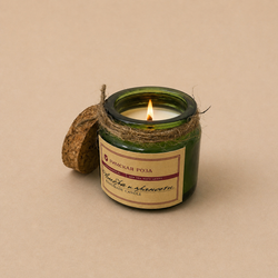 Ароматическая свеча РИМСКАЯ РОЗА ambra, spices (амбра и пряности) - фото №2