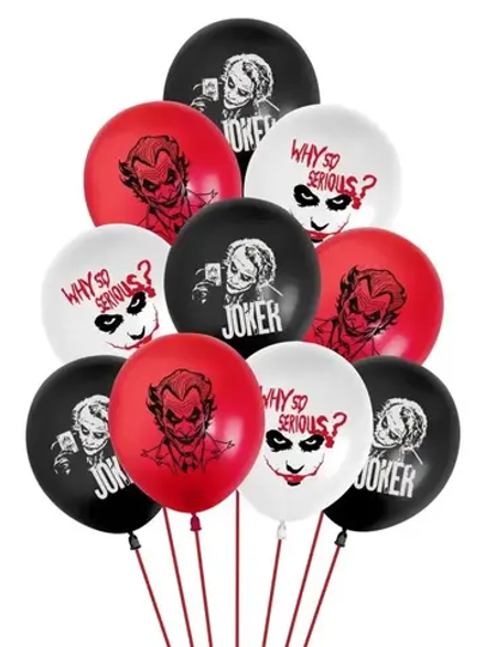 Воздушные шары Джокер 10 штук
