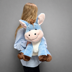 Мягкая игрушка Ослик 50 см - РИМСКАЯ РОЗА фото №1