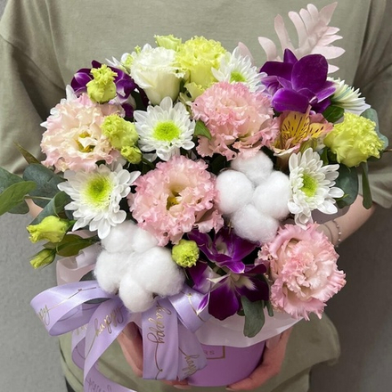 Цветы в коробке